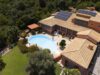 Sardinien/Cagliari -Traumhafte Villa mit Meerblick, Pool und Gästebereich. Top-Modernisiert 2024! - Luftbild
